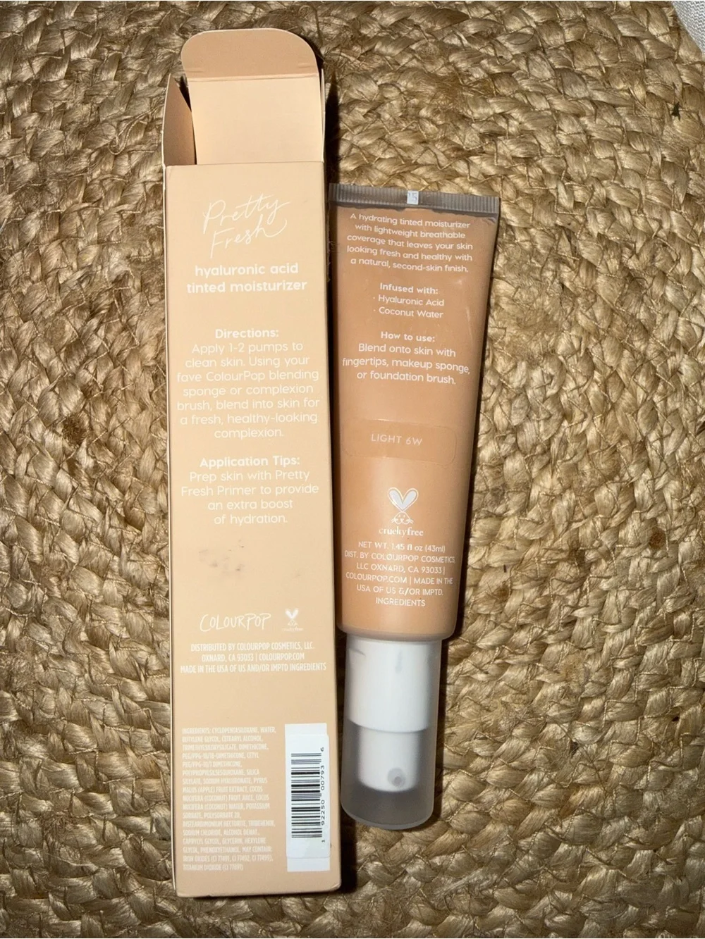 Colourpop Pretty Fresh Tinted Moisturizer in 6W